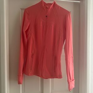Lululemon coral zip up . Size 8